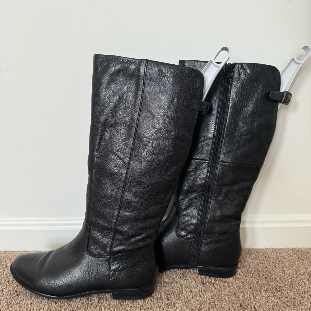 Aldo Flat Leather Boots